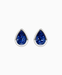 Royal Blue Lab Sapphire / Pear / 1ct