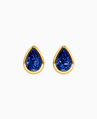 Royal Blue Lab Sapphire / Pear / 1ct