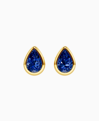 Royal Blue Lab Sapphire / Pear / 1ct