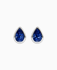 Royal Blue Lab Sapphire / Pear / 1ct