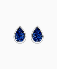 Royal Blue Lab Sapphire / Pear / 1.5ct