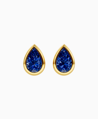 Royal Blue Lab Sapphire / Pear / 1.5ct