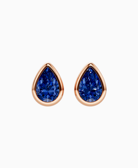 Royal Blue Lab Sapphire / Pear / 2ct