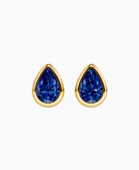 Royal Blue Lab Sapphire / Pear / 2ct