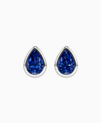 Royal Blue Lab Sapphire / Pear / 2ct