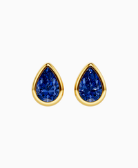 Royal Blue Lab Sapphire / Pear / 2ct