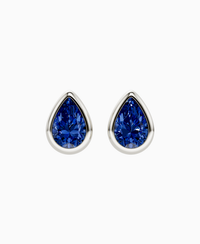 Royal Blue Lab Sapphire / Pear / 2ct