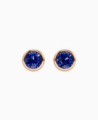 Royal Blue Lab Sapphire / Round / 0.8ct