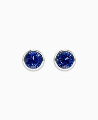 Royal Blue Lab Sapphire / Round / 0.8ct