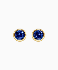 Royal Blue Lab Sapphire / Round / 0.8ct