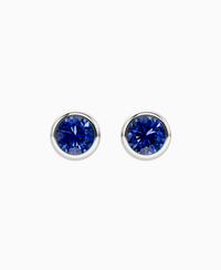 Royal Blue Lab Sapphire / Round / 0.8ct