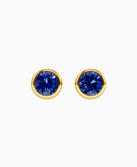 Royal Blue Lab Sapphire / Round / 0.8ct
