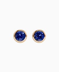 Royal Blue Lab Sapphire / Round / 0.8ct