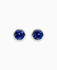 Royal Blue Lab Sapphire / Round / 0.8ct