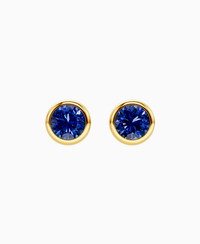 Royal Blue Lab Sapphire / Round / 0.8ct
