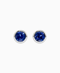 Royal Blue Lab Sapphire / Round / 0.8ct