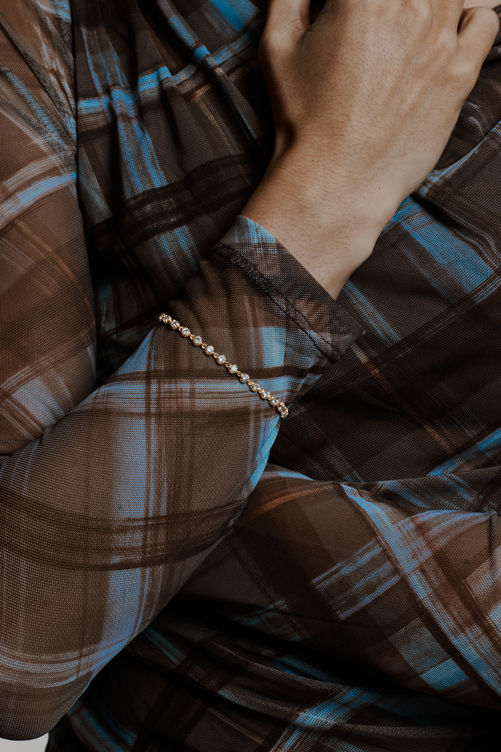 Claw & Bezel Bracelet - 14K Yellow Gold