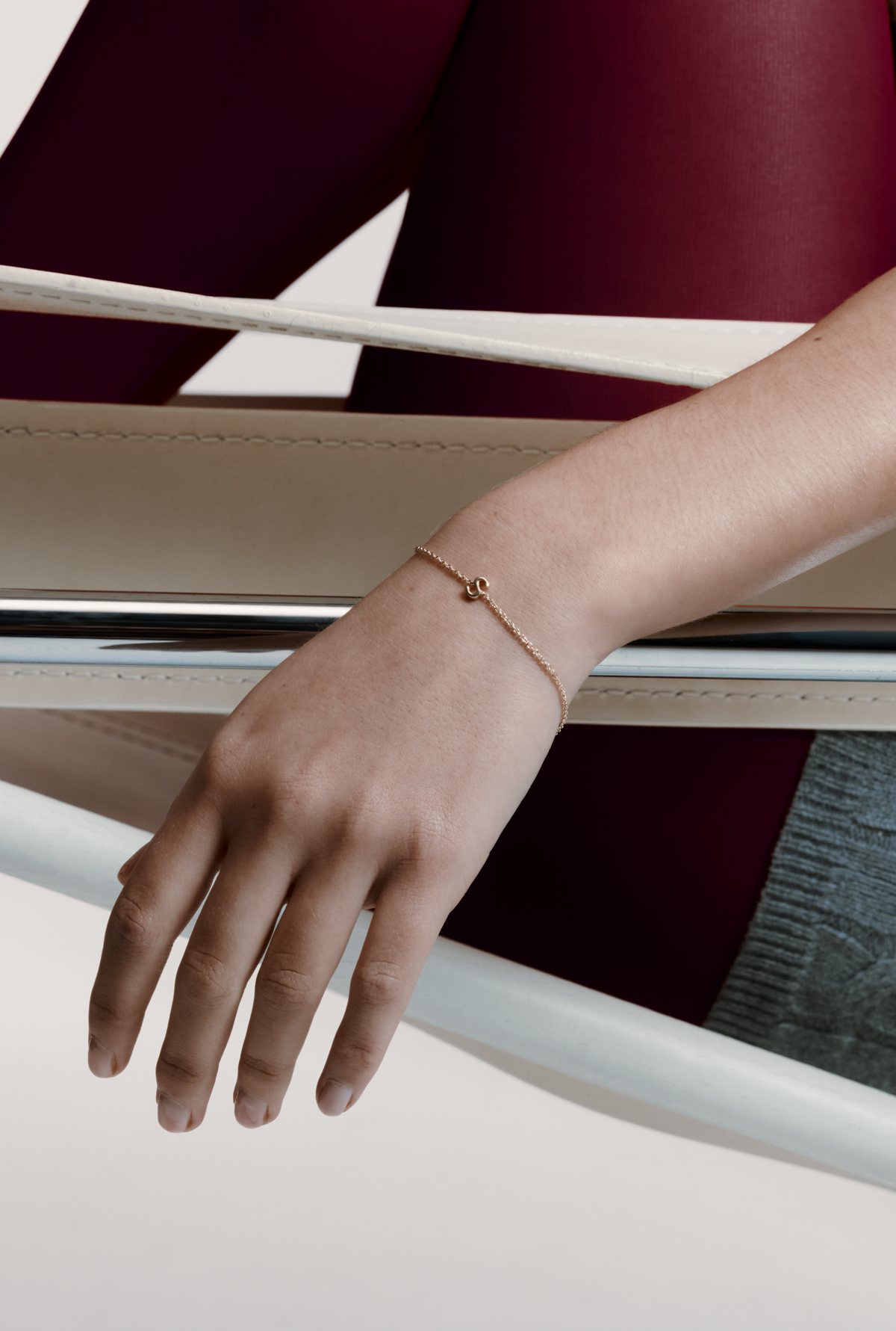 Letter Bracelet - 14K Yellow Gold