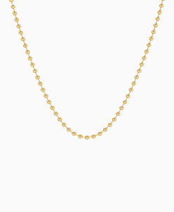 Ball Chain Necklace - 9K Yellow Gold