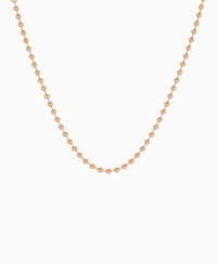 Ball Chain Necklace - 14K Rose Gold