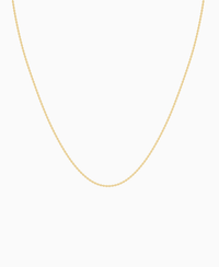 Cable Chain Necklace - 9K Yellow Gold