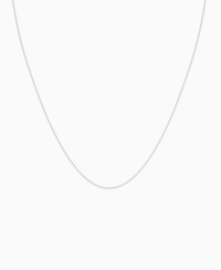 Cable Chain Necklace - 14K White Gold