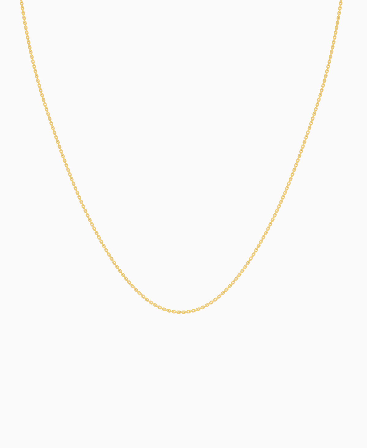 Cable Chain Necklace - 14K Yellow Gold