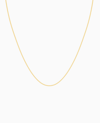 Cable Chain Necklace - 18K Yellow Gold