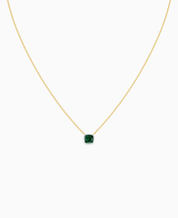 Zambian Lab Emerald / Cushion / 1ct