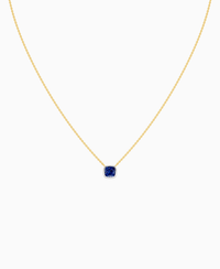 Royal Blue Lab Sapphire / Cushion / 1ct