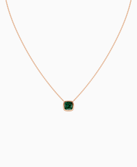 Zambian Lab Emerald / Cushion / 2ct
