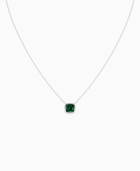 Zambian Lab Emerald / Cushion / 2ct
