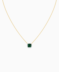 Zambian Lab Emerald / Cushion / 2ct