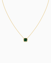 Zambian Lab Emerald / Cushion / 2ct