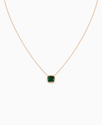 Zambian Lab Emerald / Cushion / 2ct