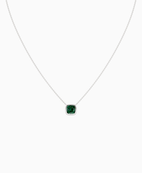 Zambian Lab Emerald / Cushion / 2ct