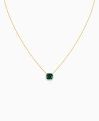 Zambian Lab Emerald / Cushion / 2ct