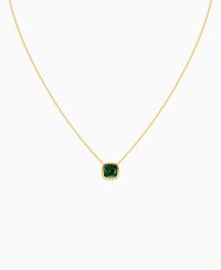 Zambian Lab Emerald / Cushion / 2ct