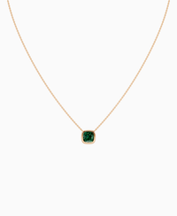 Zambian Lab Emerald / Cushion / 2ct
