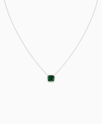 Zambian Lab Emerald / Cushion / 2ct