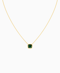 Zambian Lab Emerald / Cushion / 2ct