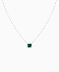 Zambian Lab Emerald / Cushion / 2.5ct