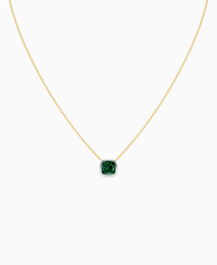 Zambian Lab Emerald / Cushion / 2.5ct