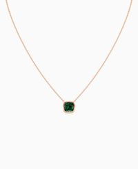 Zambian Lab Emerald / Cushion / 3ct