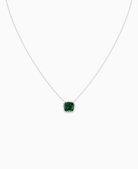 Zambian Lab Emerald / Cushion / 3ct