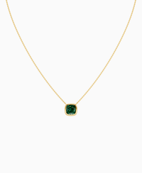 Zambian Lab Emerald / Cushion / 3ct