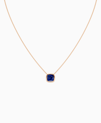 Royal Blue Lab Sapphire / Cushion / 3ct