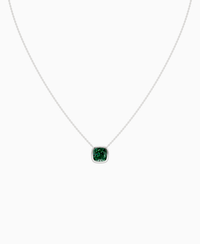 Zambian Lab Emerald / Cushion / 3ct
