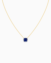 Royal Blue Lab Sapphire / Cushion / 3ct