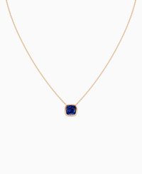 Royal Blue Lab Sapphire / Cushion / 3ct